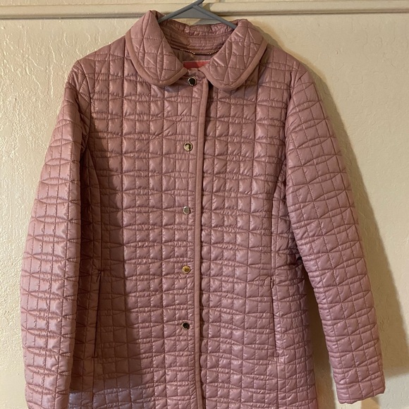 Kate Spade Light Pink Quilted Jacket 